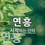 연흥으로 시작하는 단어는? 3개