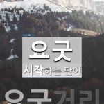 요굿으로 시작하는 단어는? 1개