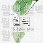 월백 시작 단어