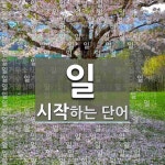 일로 시작하는 단어는? 4812개