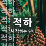 적하 시작 단어