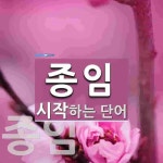 종임으로 시작하는 단어는? 2개