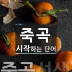 죽곡 시작 단어