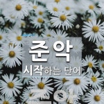 준악으로 시작하는 단어는? 1개
