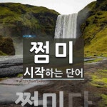 쩜미로 시작하는 단어는? 1개