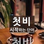 첫비로 시작하는 단어는? 2개