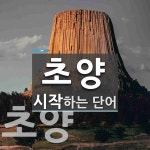 초양으로 시작하는 단어는? 2개
