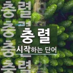 "충렬" 시작 단어