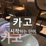 카고로 시작하는 단어는? 6개