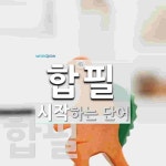 합필로 시작하는 단어는? 3개