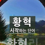 황혁으로 시작하는 단어는? 1개