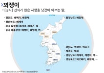 사투리 꽤째기의 뜻과 활용