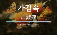가감속 뜻: 속도를 더하거나 줄임. 또는 그 속도.