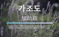 가조도 뜻: 경상남도 거제시 사등면 창호리에 속하는 섬. 주로 보리와 고구마가 재배되며, 연안에는 굴과