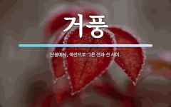 거풍 뜻: 단청에서, 색선으로 그은 선과 선 사이.