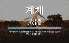 계체 뜻: 계사별의 하나. 잘못된 일을 막고 나쁜 짓을 그치게 하는 힘을 지닌 계(戒)의 본체를 이른