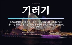 기러기 뜻: 오릿과에 딸린 철새를 통틀어 이르는 말. 오리와 비슷하나 목이 길고 다리가 짧으며 강, 바