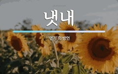 냇내 뜻: ‘연기’의 방언