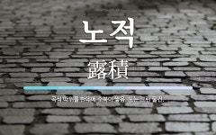노적 뜻: 곡식 따위를 한데에 수북이 쌓음. 또는 그런 물건.
