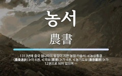 농서 뜻: 1313년에 중국 원나라의 왕정이 지은 농업 기술서. ≪농상통결(農桑通訣)≫이 6권, ≪곡
