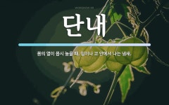 단내 뜻: 몸의 열이 몹시 높을 때, 입이나 코 안에서 나는 냄새.