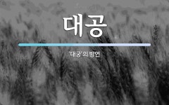 대공 뜻: ‘대궁’의 방언