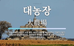 대농장 뜻: 고대 로마의 대토지 소유 제도. 로마가 영토를 확장하면서 기원전 2세기 무렵부터 발달하였는