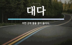 대다법무사 | 대다 뜻: 어떤 곳에 물을 끌어 들이다.