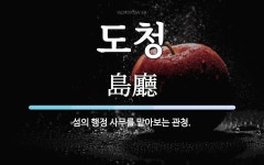 도청 뜻: 섬의 행정 사무를 맡아보는 관청.