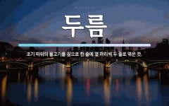 두름 뜻: 조기 따위의 물고기를 짚으로 한 줄에 열 마리씩 두 줄로 엮은 것.