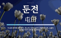 둔전 뜻: 각 궁과 관아에 속한 토지. 관노비나 일반 농민이 경작하였으며, 소출의 일부를 거두어 경비
