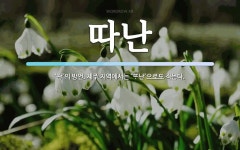 따난 뜻: ‘딴’의 방언. 제주 지역에서는 ‘\ue3e5난’으로도 적는다.