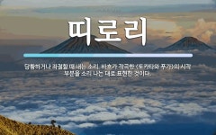 띠로리 뜻: 당황하거나 좌절할 때 내는 소리. 바흐가 작곡한 <토카타와 푸가>의 시작 부분을 소리 나는