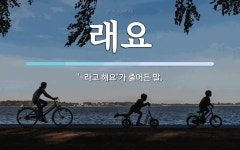 래요 뜻: ‘-라고 해요’가 줄어든 말.