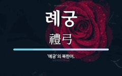 례궁 뜻: ‘예궁’의 북한어.