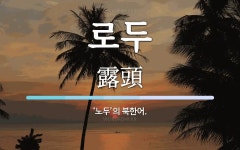 로두 뜻: ‘노두’의 북한어.