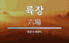 륙장 뜻: ‘육장’의 북한어.