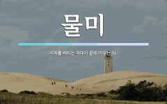 물미 뜻: 지게를 버티는 작대기 끝에 끼우는 쇠.