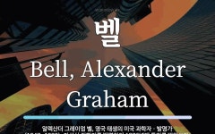 벨 뜻: 알렉산더 그레이엄 벨, 영국 태생의 미국 과학자ㆍ발명가(1847~1922). 자석식 전화기