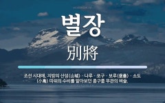 별장 뜻: 조선 시대에, 지방의 산성(山城)ㆍ나루ㆍ포구ㆍ보루(堡壘)ㆍ소도(小島) 따위의 수비를 맡아보