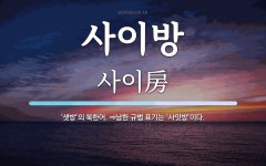 사이방 뜻: ‘샛방’의 북한어. ⇒남한 규범 표기는 ‘사잇방’이다.