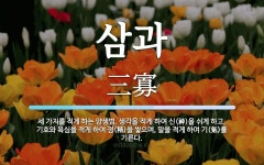 삼과 뜻: 세 가지를 적게 하는 양생법. 생각을 적게 하여 신(神)을 쉬게 하고, 기호와 욕심을 적게
