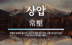 상압 뜻: 특별히 압력을 줄이거나 높이지 않을 때의 압력. 보통 대기압과 같은 1기압 정도의 압력을 상압 뜻: 특별히 압력을 줄이거나... 