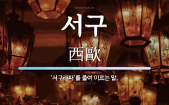 서구 뜻: ‘서구라파’를 줄여 이르는 말.