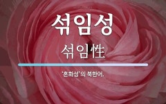 섞임성 뜻: ‘혼화성’의 북한어.