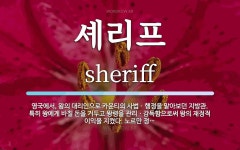 셰리프 뜻: 영국에서, 왕의 대리인으로 카운티의 사법ㆍ행정을 맡아보던... 특히 왕에게 바칠 돈을 셰리프 뜻: 영국에서, 왕의 대리인으로 카운티의...