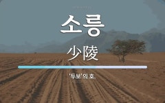 소릉 뜻: ‘두보’의 호.