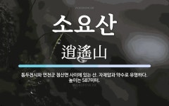 소요산 뜻: 동두천시와 연천군 청산면 사이에 있는 산. 자재암과 약수로 유명하다. 높이는 587미터.