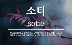 소티 뜻: 15세기 후반부터 16세기까지 상연된 프랑스의 소극(笑劇). 우의적 인물을 내세워 그를 조