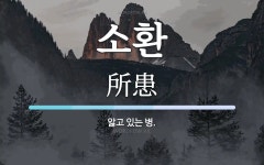 소환 뜻: 앓고 있는 병.
